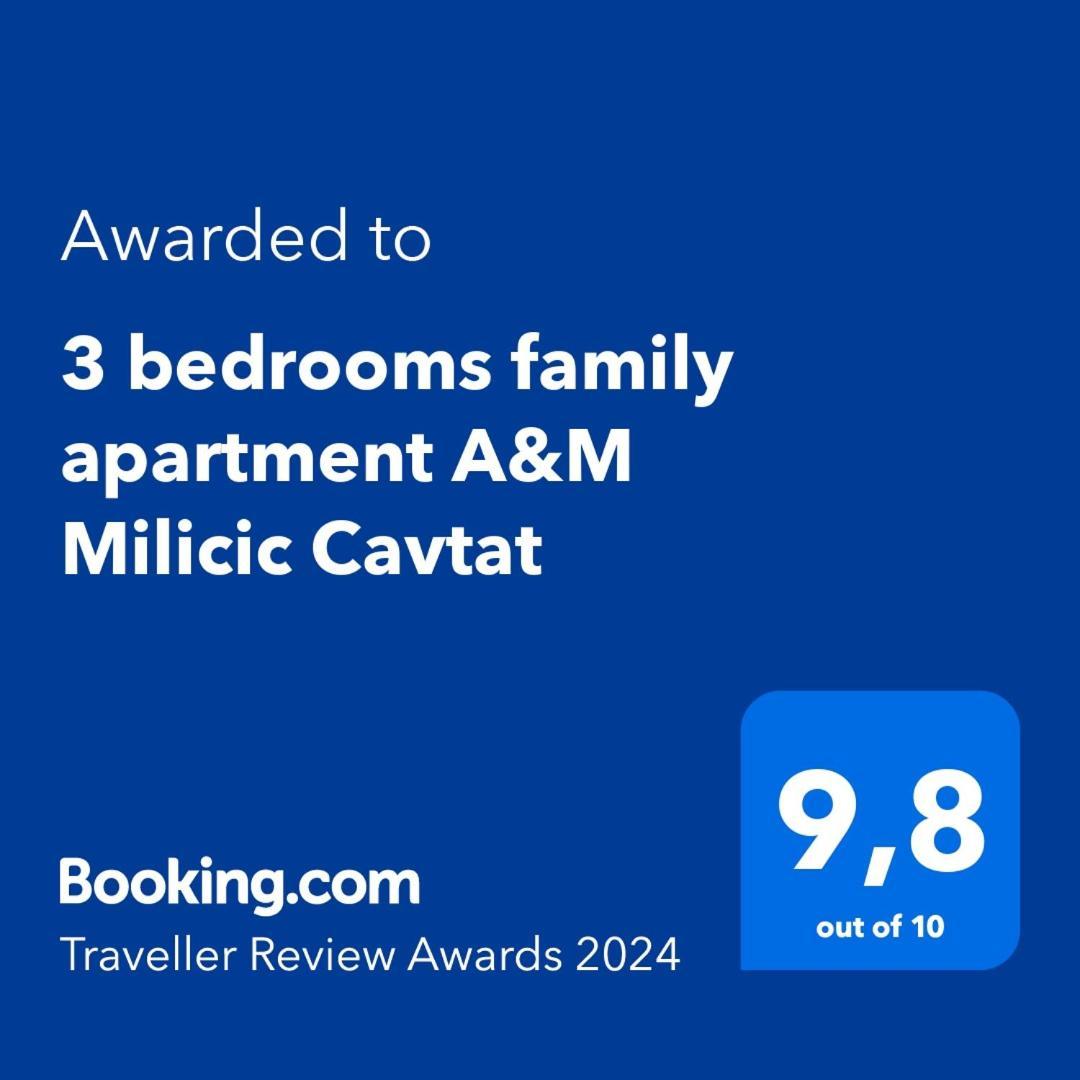 A&M Cavtat Family Apartment - 3 Bedrooms And Free Parking Exterior photo